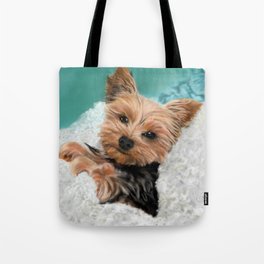 Chewie the Yorkie Tote Bag