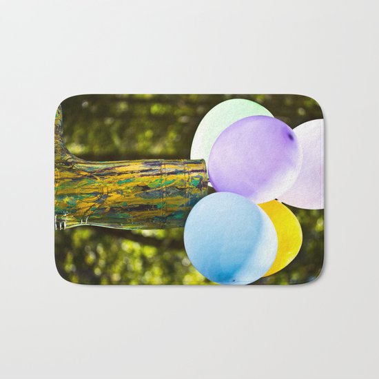 Boot And Balloons Bath Mat