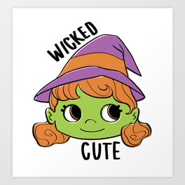 Wicked Cute Art Print