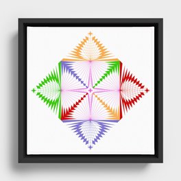 Frequencies - Frequences Framed Canvas