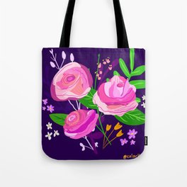 Birthday Flowers - June Rose Tote Bag