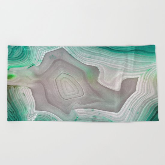 MINTY MINERAL Beach Towel