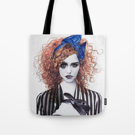 Miss Emma & Her Bunny Tote Bag