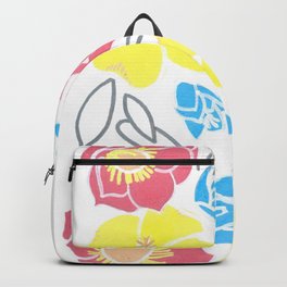 Ava & Charlotte Floral Pattern  Backpack