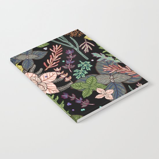 mysterious herbs Notebook