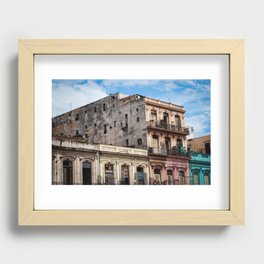 Colourful Cuba Recessed Framed Print