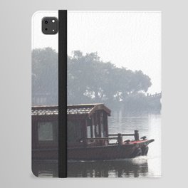 China Photography - Boat Floating In The Xi Lake In Hangzhou iPad Folio Case