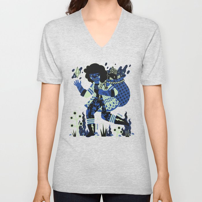 Cosmic Thief V Neck T Shirt