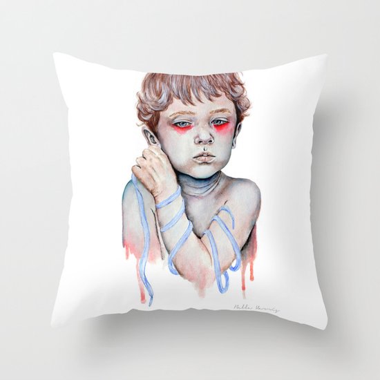 Shoelace Throw Pillow