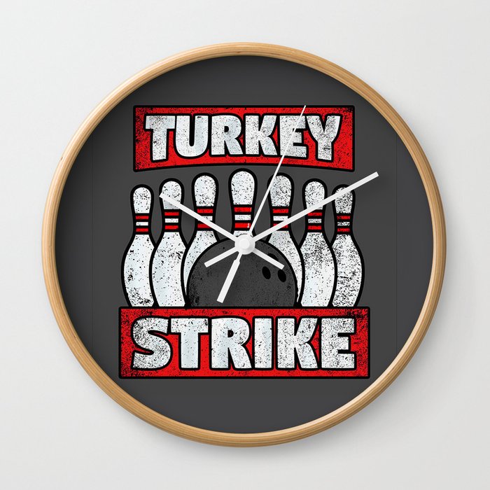 Turkey Strike Wall Clock