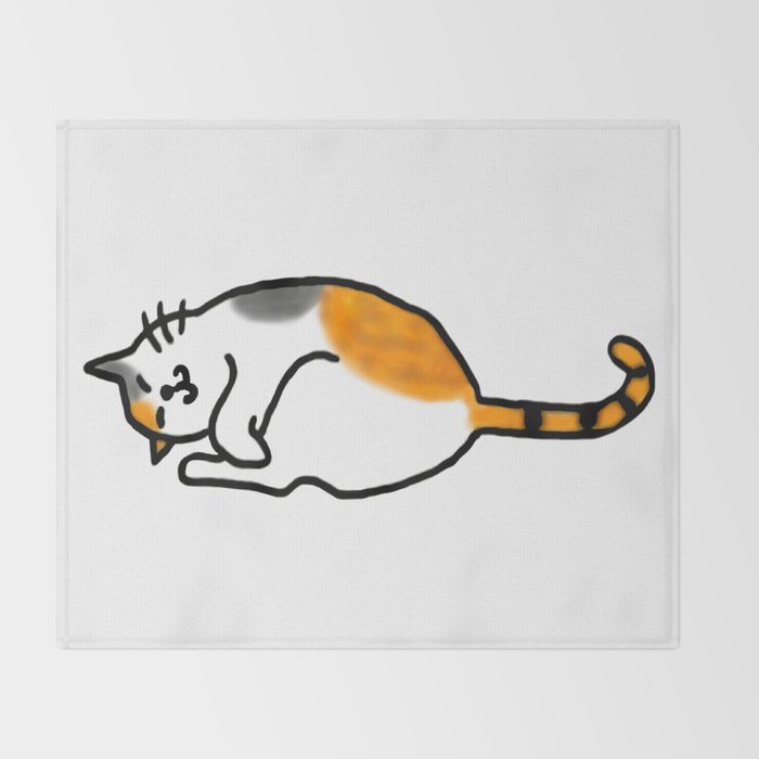 calico cat blanket