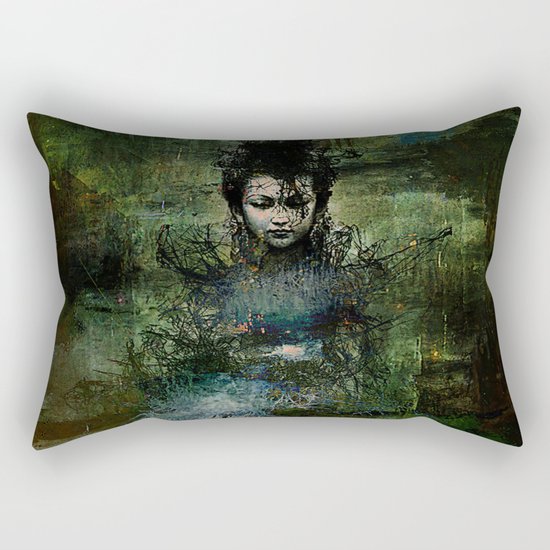 Chinese shade Rectangular Pillow