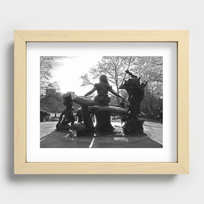 'Alice in Central Park' Recessed Framed Print