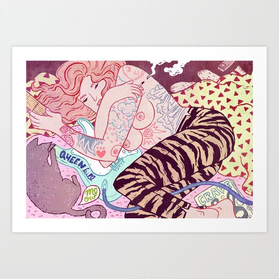 My First Love Art Print
