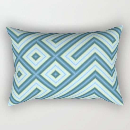 Square Truchets in MWY 01 Rectangular Pillow