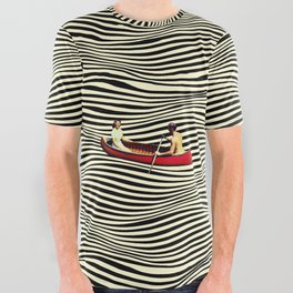 Illusionary Boat Ride All Over Graphic Tee