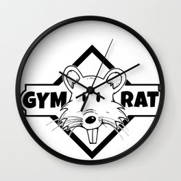 Gym Rat Wall Clock