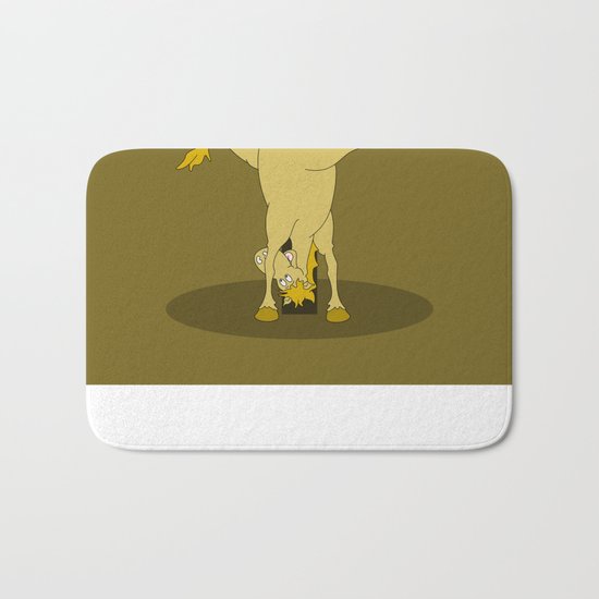 Monogram T Pony Bath Mat