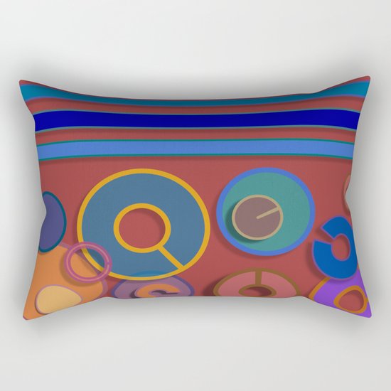 Abstract #54 Rectangular Pillow