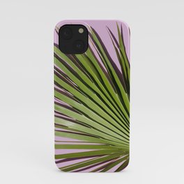 Palm on Lavender iPhone Case