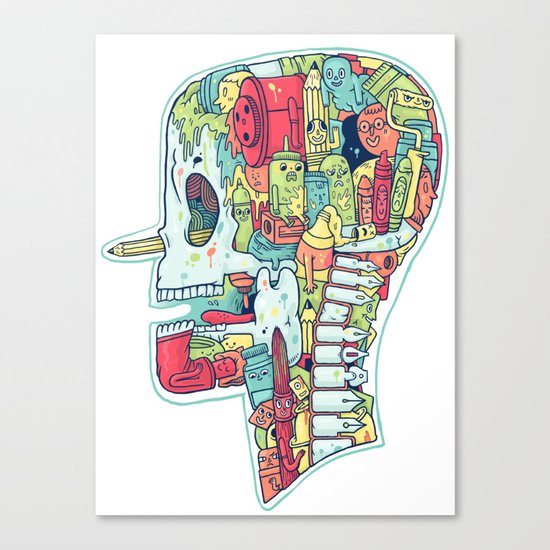 Illustrator to the Bone Canvas Print