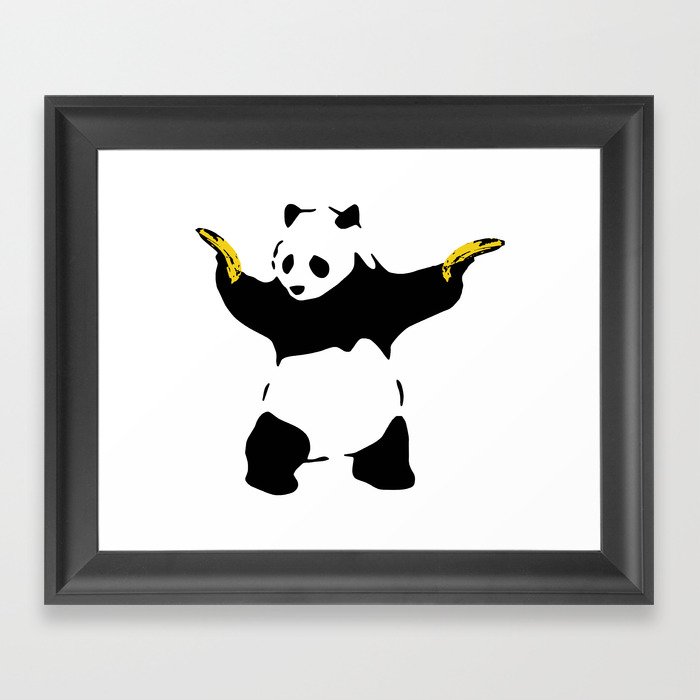 Bad Panda Framed Art Print