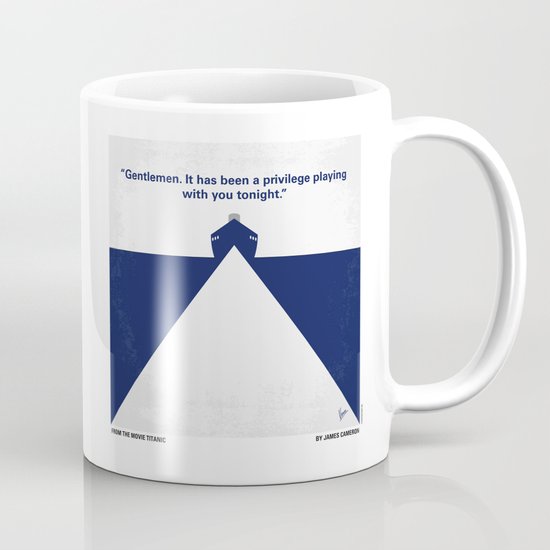 No100 My Titanic minimal movie poster Mug