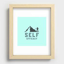 Self Efficay Recessed Framed Print