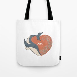 Beloved whale. Tote Bag