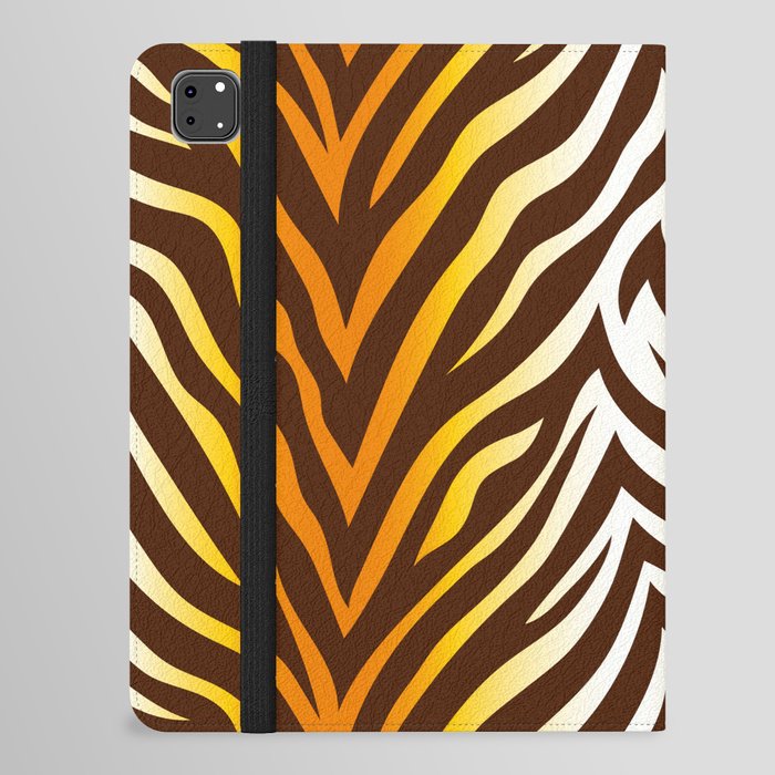 Tiger Fur Pattern iPad Folio Case