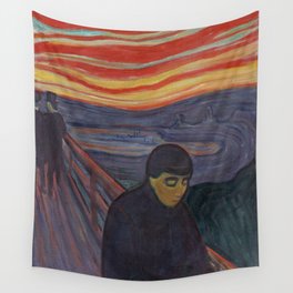 Edvard Munch - Despair 1894 Wall Tapestry