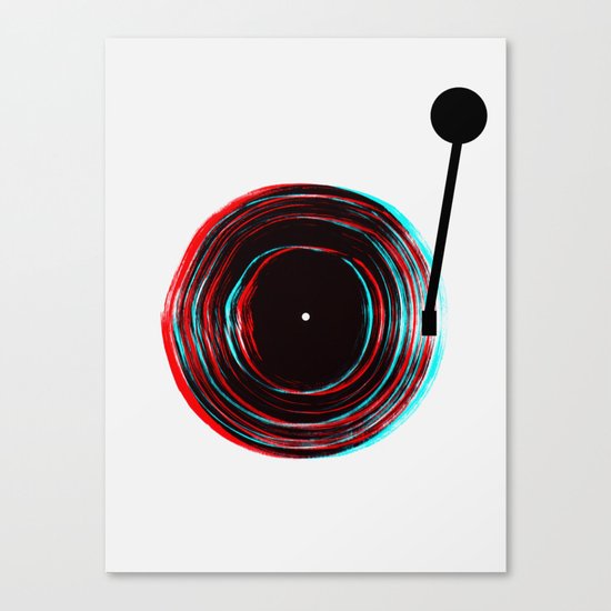 Vinyl Player Canvas Print
