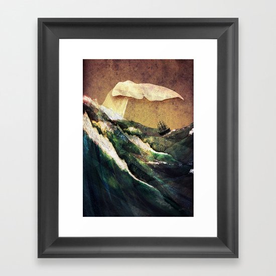 Moby Dick Framed Art Print