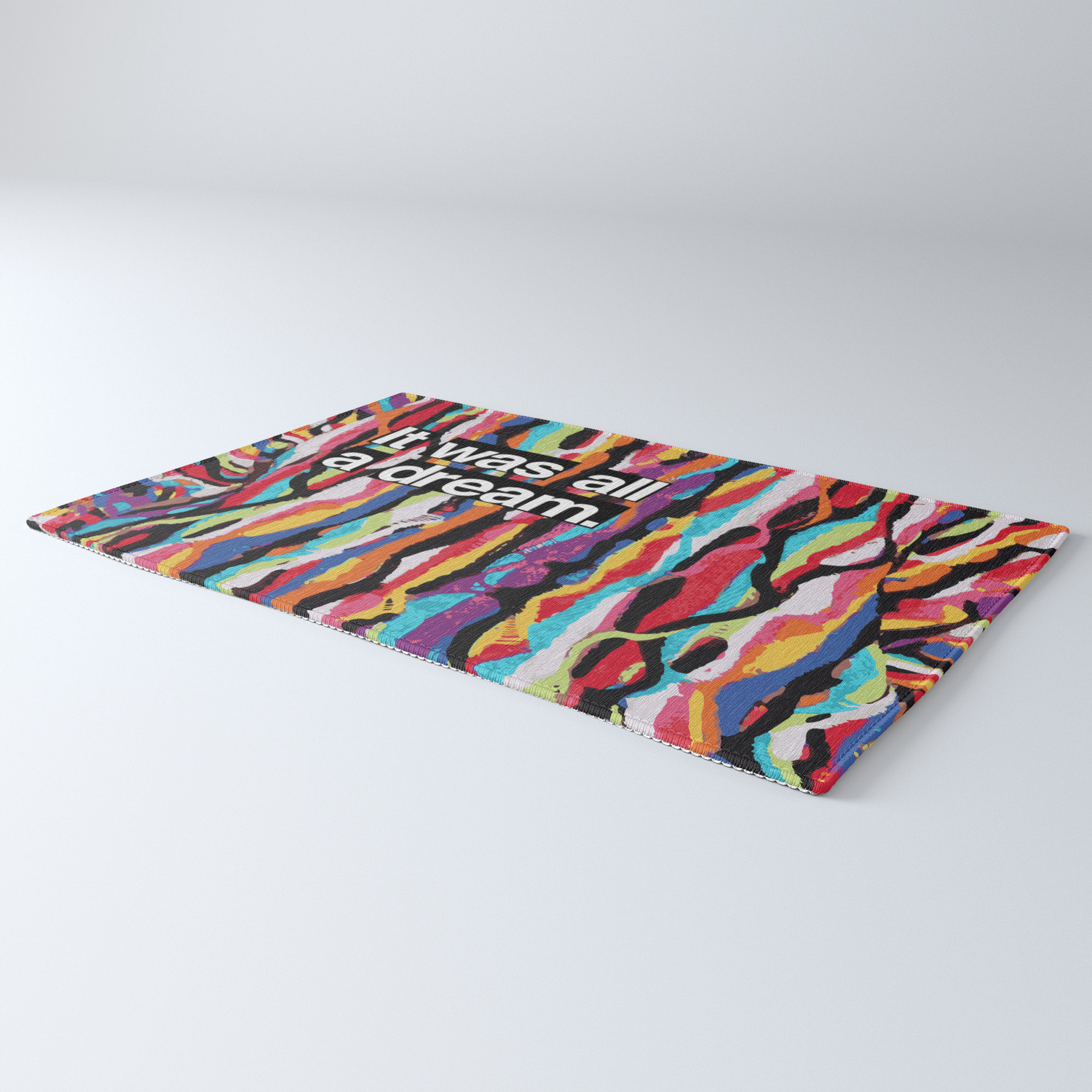 It Was All A Dream Biggie Smalls Inspired Hip Hop Design Rug By