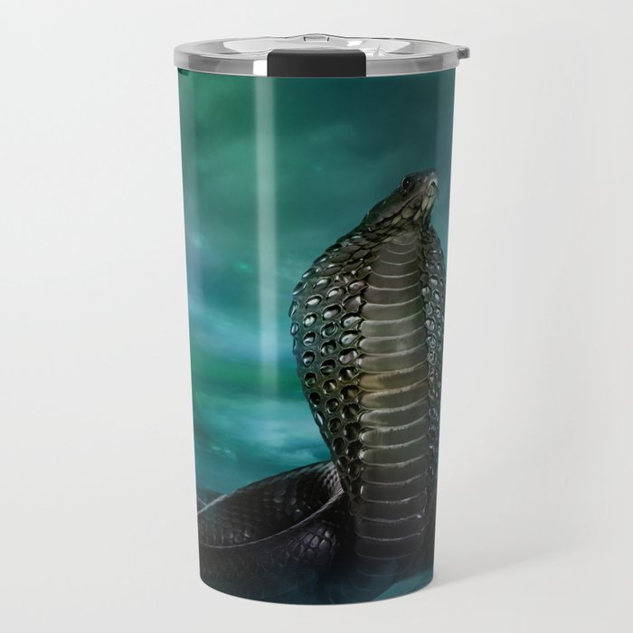 Egyptian Cobra Digital Art Travel Mug By K9printart