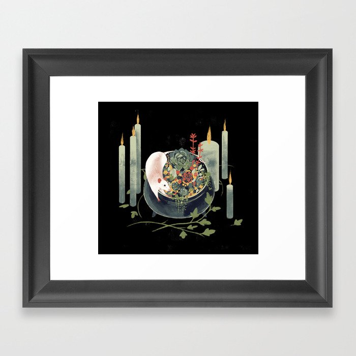 The Witch's Brew Framed Art Print