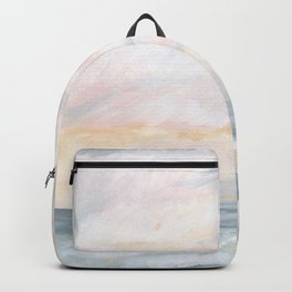 You Are My Sunshine - Gray Pastel Ocean Seascape Backpack