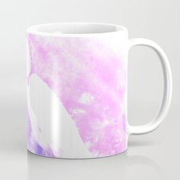 great egret purple aesthetic wildlife art abstract nature photography Coffee Mug