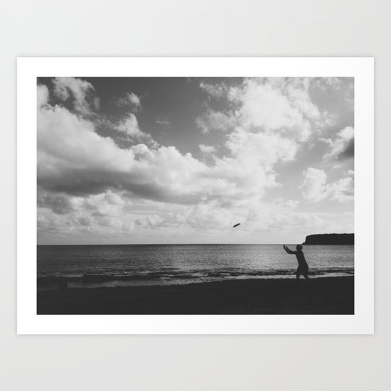 Frisbee Art Print