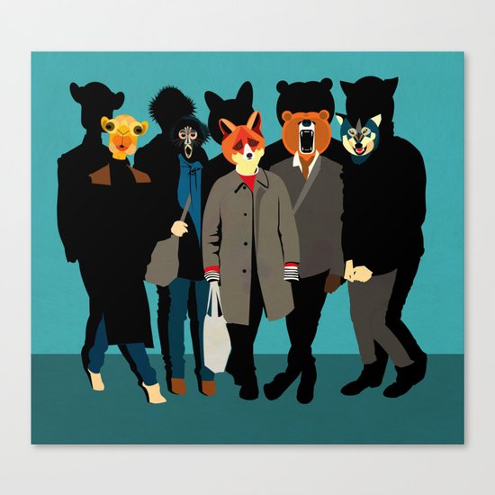 The gang Canvas Print