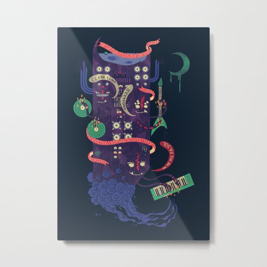 Power Trio Metal Print
