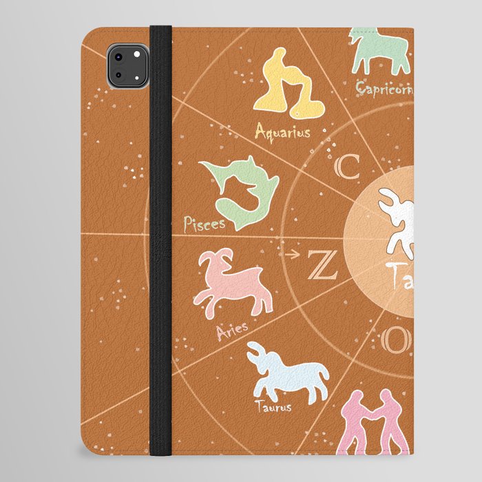 Taurus, 2, Zodiac, Astrology, Horoscope, Stars, Sun-and-moon. Birthday, Valentines-day, Holidays, iPad Folio Case