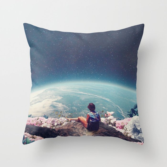 My World Blossomed when I Loved You Throw Pillow