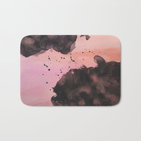 Dark Thoughts Transpired Bath Mat