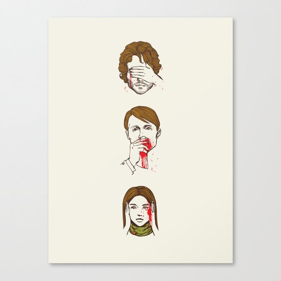 No Evil Hannibal Canvas Print