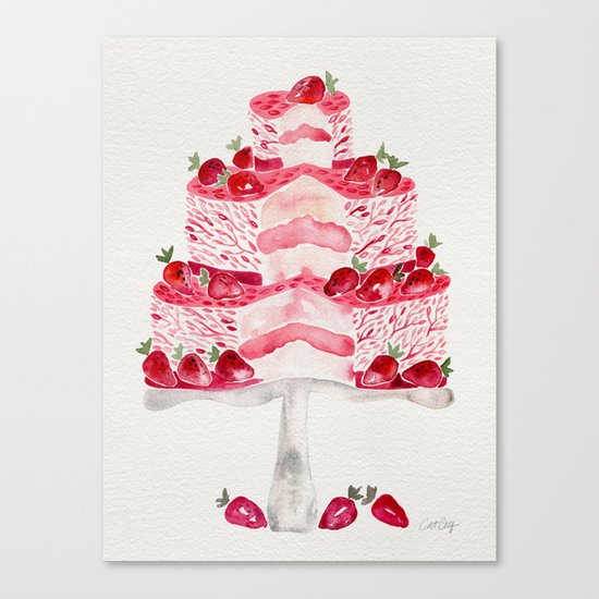 Strawberry Shortcake Canvas Print