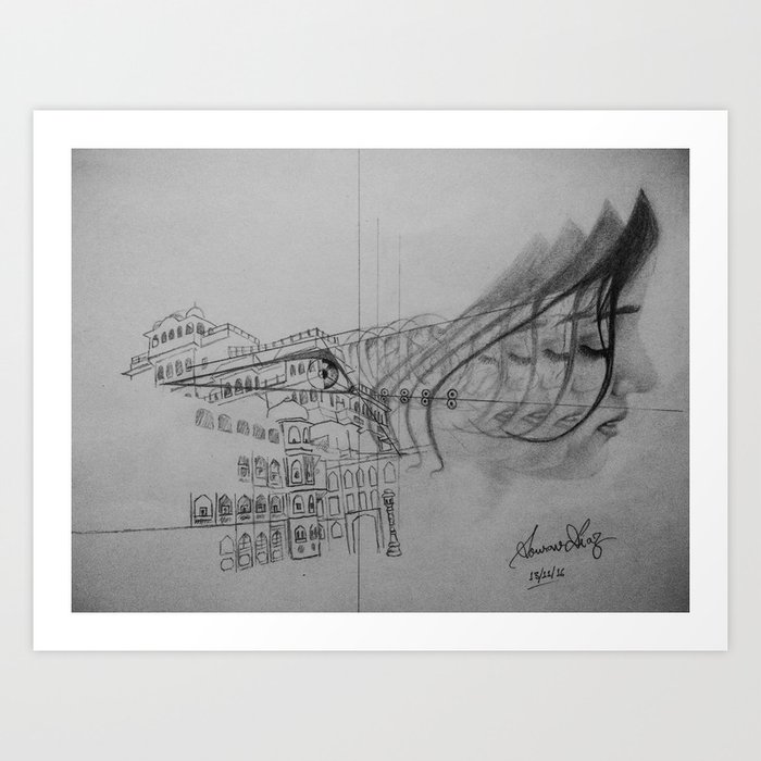 Echoes of Eternity Art Print by s0urav_diaz | Society6