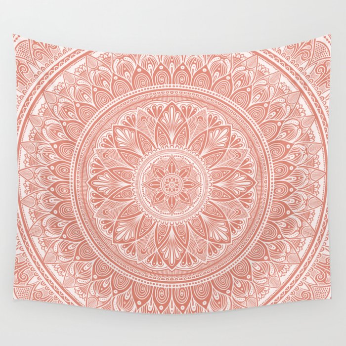 Bloom- Echeveria Pink Wall Tapestry