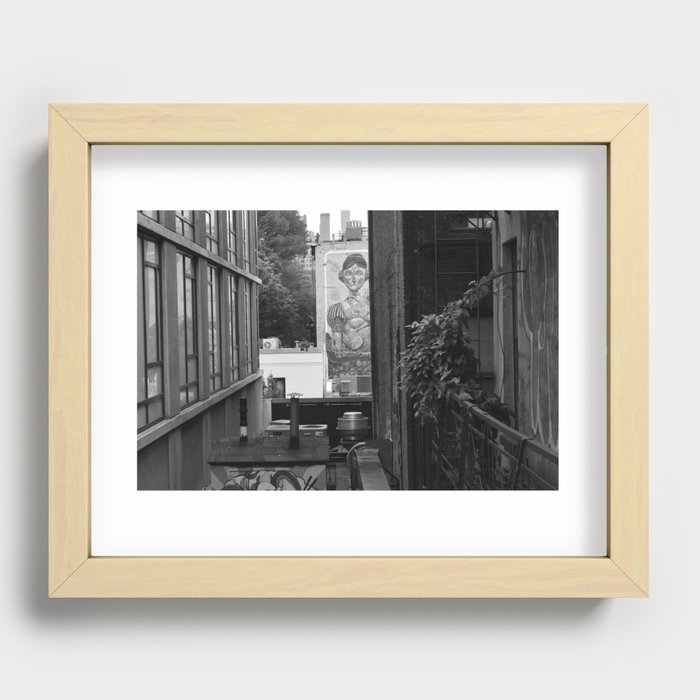 Peekaboo Recessed Framed Print