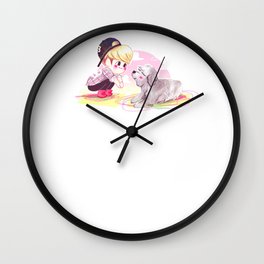 Hello Puppy Wall Clock